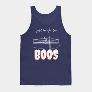 Ring Cheers: Embrace the Boos, Wrestling Fan Edition Tank Top